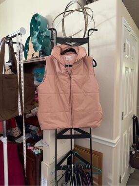 Women’s Puffer Vest  - Dusty Rose